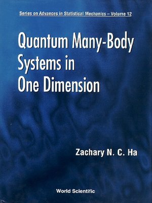 cover image of Quantum Many-body Systems In One Dimension